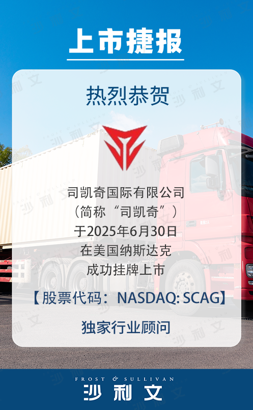 上市捷报丨沙利文助力司凯奇国际有限公司通过SPAC合并方式成功登陆纳斯达克(NASDAQ: SCAG)