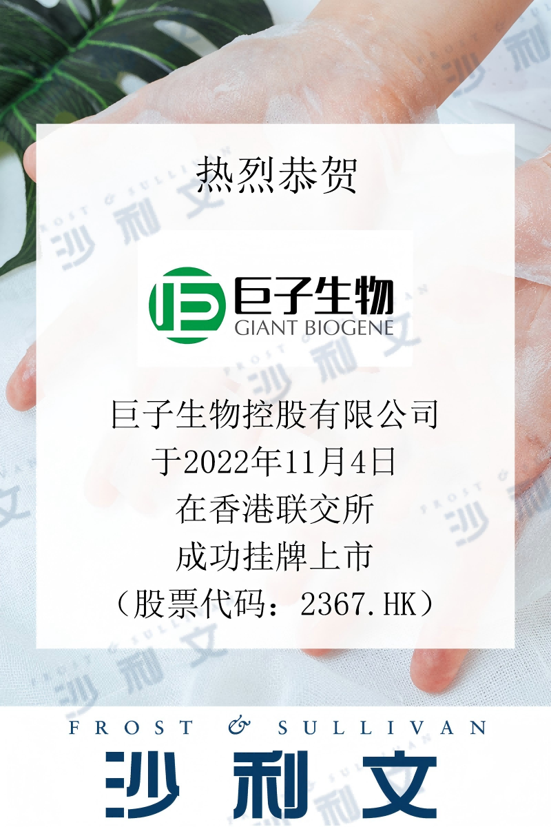 上市捷报丨沙利文助力巨子生物控股有限公司成功赴港上市(2367.HK)