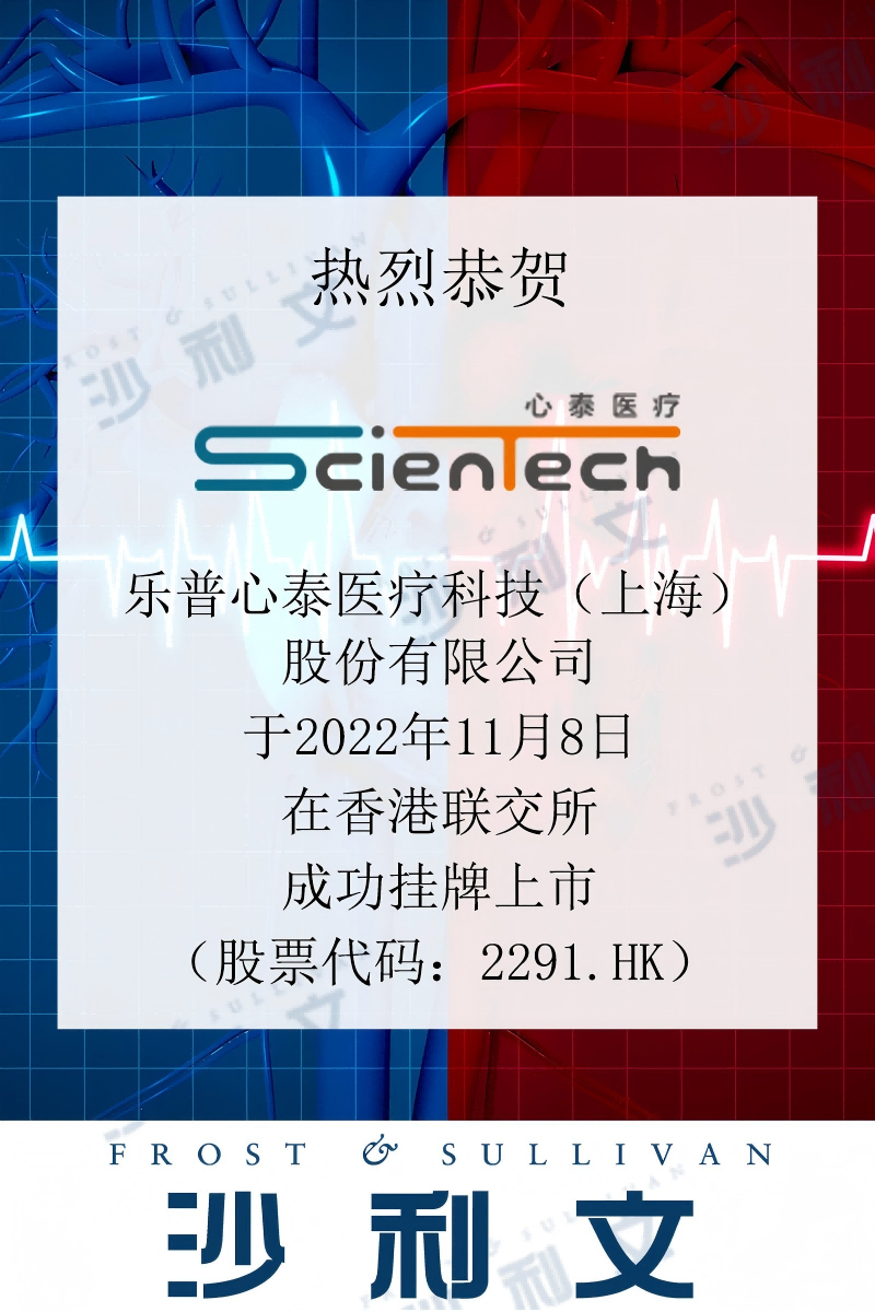 上市捷报丨沙利文助力乐普心泰医疗科技(上海)股份有限公司成功赴港上市(2291.HK)