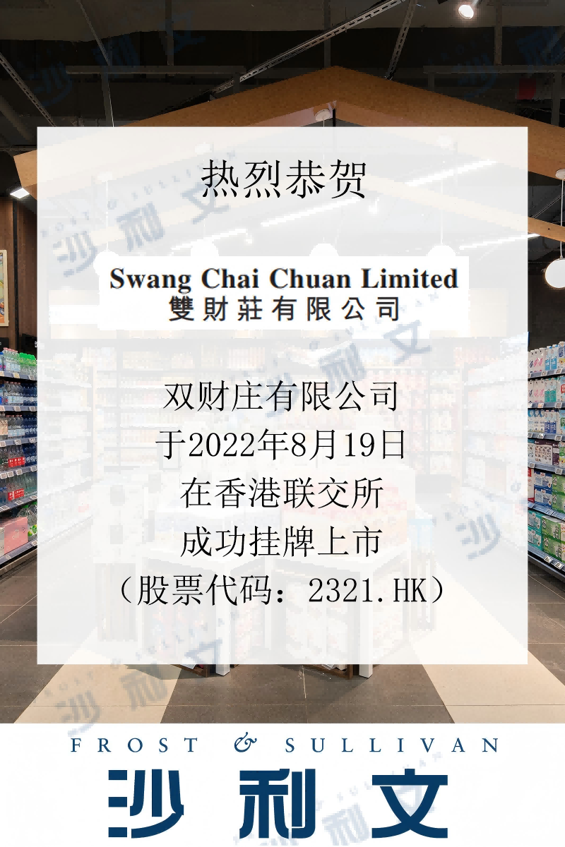 上市捷报丨沙利文助力双财庄有限公司成功赴港上市(2321.HK)