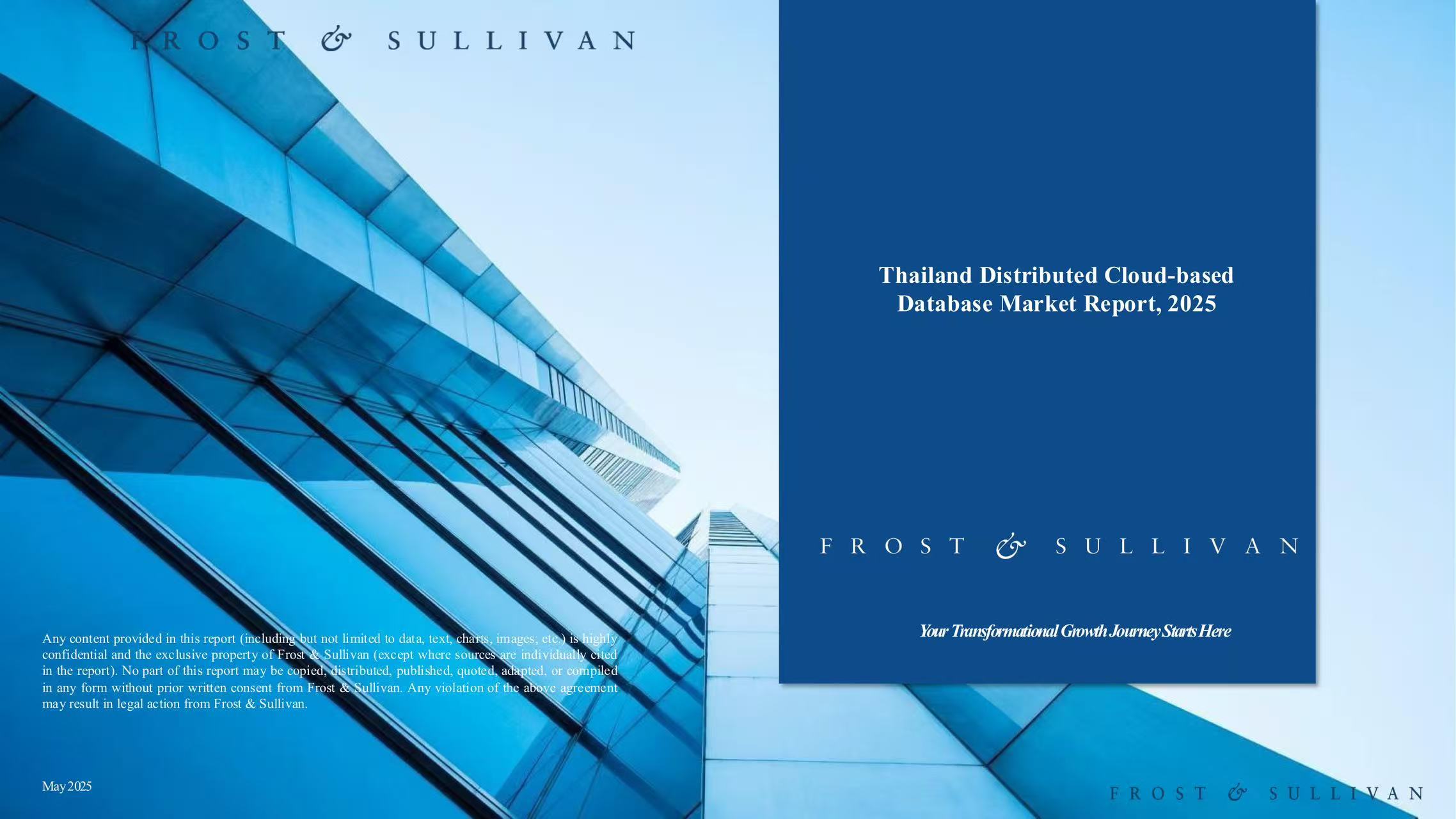 沙利文发布《Thailand Distributed Cloud-based Database Market Report, 2025》